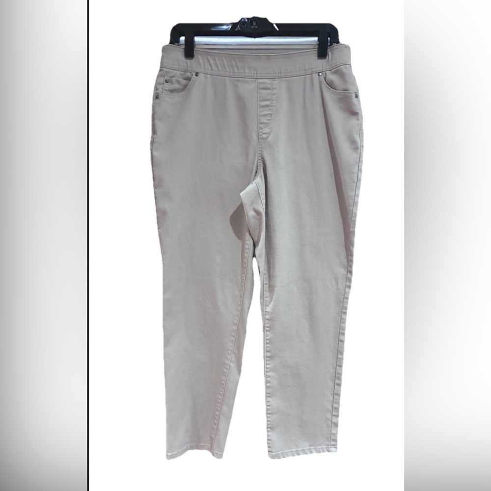 Kim Rogers Women’s Stretch 5 Pocket Pull On Pants, Size 10P Short